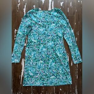 Lilly Pulitzer Cotton Pullover V-Neck Shift Dress Some Flair